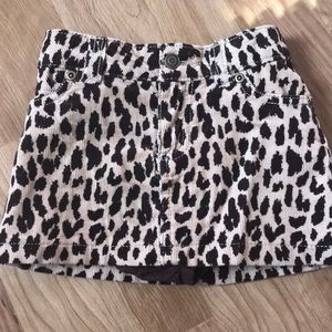 Carters corduroy leopard skirt